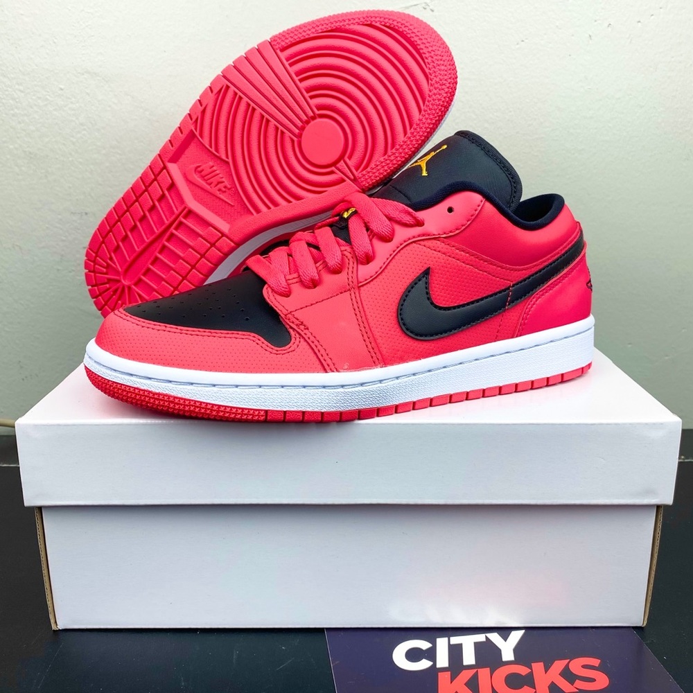 Nike Air Jordan 1 Low Shoes Siren Red Black